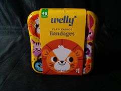 Welly Zoo Animals Flex Fabric Bandages – 48 Count Assorted