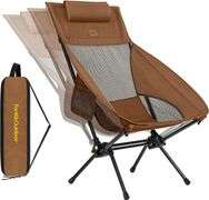Fanttik Outdoor Zeta L8 Max Rocklean Camping Chair with Storage Bag – Brown