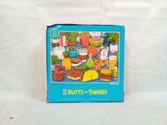 Brian Cook, Butts On Things Jigsaw Puzzle, 24" x 18", 500 Pieces