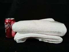 Haven Organic Cotton Turkish Bath Towel – White 28" x 55"