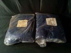 Lot of 2 OCM Standard Combed Bath Sheet – 100% Cotton Navy 30" x 60"
