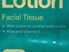 Up&Up Comforting Lotion Facial Tissue – 4 Boxes (65 Tissues/Box)