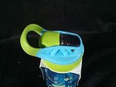 Contigo Kid's Aubrey Plastic Water Bottle - Blue Raspberry/Skater  14 oz