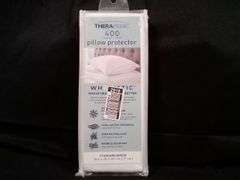 Therapedic, Wholistic 400TC Antimicrobial Pillow Protector, 20" x 28"