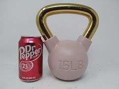 Blogilates Iron Kettlebell – Coral Pink/Gold 15lb