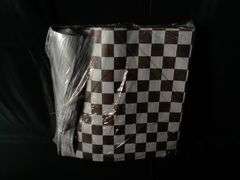 Pack of Brown & White Checkered Pattern Tissue Paper