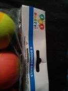 Lot of 6 321 Party! Striped Colorful Bounce Balls – 6 Piece each