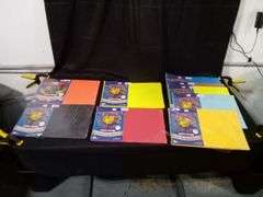 Assortment of 9 Tru-Ray Construction Papers – 12" x 18" 50 Sheets ea.