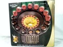 Roulette, Drinking Game - Spin, Sip, Repeat With Shot Glass Set