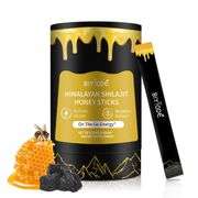 Biyode Pure Himalayan Shilajit Honey Sticks Dietary Supplement – 30 Sticks