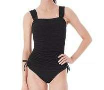 Member Mark Women's Tankini Swim Top – Black Size: M