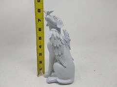 Dog Angel with Wings Pet Memorial Grave Marker Tribute Statue