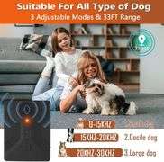 Anti-Bark Device, Ultrasonic, Recharges, 33' Range, Indoor/Outdoor, ZFQ-091