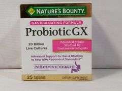 Nature's Bounty, Gas & Bloating Formula Probiotic GX Capsules, 25 Ct