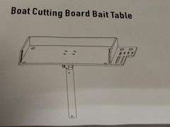 FPlate, Fishing Boat Bait Cutting Board Table