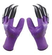 Waterproof & Breathable Outdoor Working Gardening Gloves with Claws – 2 Pairs
