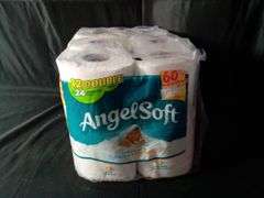 Angel Soft Unscented Bathroom Tissue – 2-Ply 12 Double Rolls