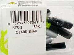 Arkie, Sexxee Tail Ozark Shad, 2", 8 Pack