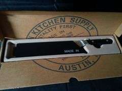 Made In Chef Knife with Truffle Black Handle – Black/Silver 8"