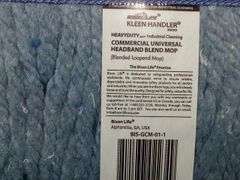 Lot of 6 Bison Life Kleen Handler HD Commercial Universal Headband Blend Mops