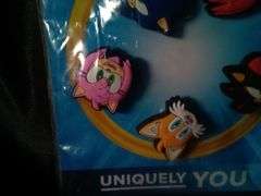 Crocs Jibbitz Sonic The Hedgehog Shoe Charms – 5-Pieces
