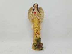 Assortment of 2 Vintage Christmas Angel Figurines