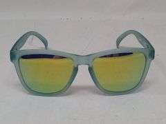 Goodr, OG Running Sunglasses, Medieval Blue/Gold Fusion