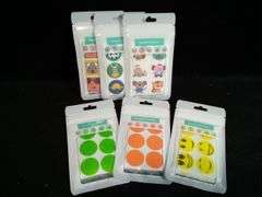 Assortment Of Mosquito Repellent Stickers For Travelling, Camping Sleeping