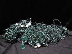 Indoor/Outdoor Christmas Lights – Green Wire