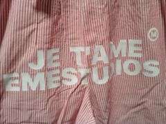 Eme Studios, Jammies Je T’aime Red Striped Pajamas, Size 36