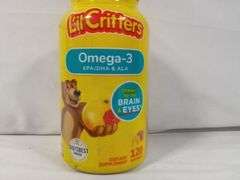L'il Critters, Omega-3 Natural Flavors Gummies For Kids, 120 Ct