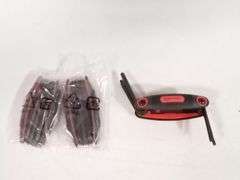 Amazon Basics Folding Hex Keys Set - Metric/SAE/Torx 3-Piece