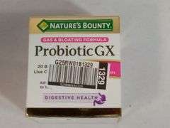 Nature's Bounty, Gas & Bloating Formula Probiotic GX Capsules, 25 Ct