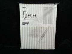 Ikea Bymott Striped White/Light Gray Curtains – 47" x 98" 2 Panels