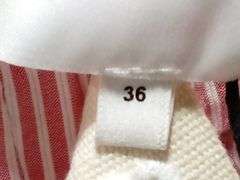 Eme Studios, Jammies Je T’aime Red Striped Pajamas, Size 36