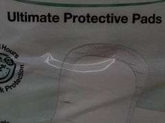 Escape Plus, Ultimate Protective Pads, 16" L, 45 Pack