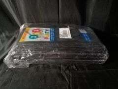 321 Party! Plastic Table Covers – Black 54" x 108" 3 Count ea. (6 Pack)