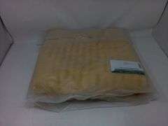 Mainstays, Performance Textured 2 Piece Bath Sheet Set, Yellow