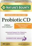 Nature's Bounty, Controlled Delivery Probiotic CD Caplets, 30 Ct