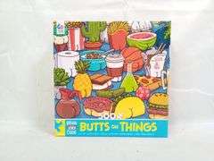 Brian Cook, Butts On Things Jigsaw Puzzle, 24" x 18", 500 Pieces