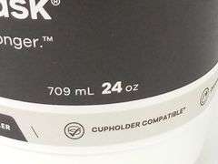 Hydro Flask Scott Siebels Travel Tumbler with Straw & Handle – White 24 oz