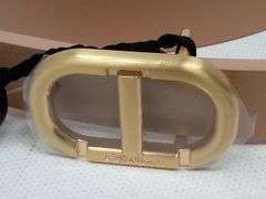 Twinset, Cintura Reversible Leather Belt With Oval T Buckle