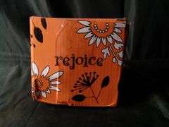 Christian Art Gifts, Floral Rejoice Coffee Mug