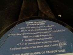 Carbon Steel Seasoning Wax – 3.25 oz
