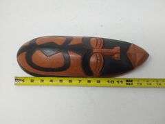 African wood mask, "Beauty and Faith"