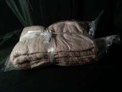 Textured Bedding Coverlet – Beige