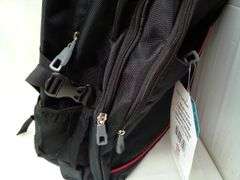 CitiSport 19" Laptop Backpack for School and Travel, Black, 4 Compartments