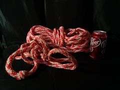 Two Tone Braided Rope – Red/White