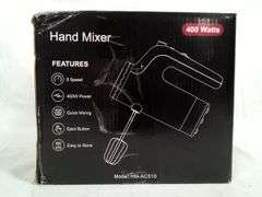 Hand Mixer – Black 400W 5 Speed HM-AC510
