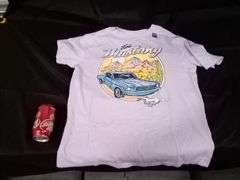 Ford, Mustang Licensed Graphic Tee, Purple, Small